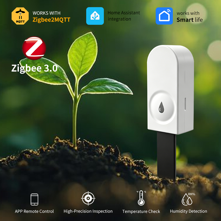 Smart Garden Sensors - Smart Zigbee 3.0 Soil Tester Humidity