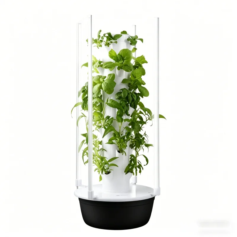 Vertical Planter Tower - SpaceTree Vertical Hydroponic Tower Smart Vegetable