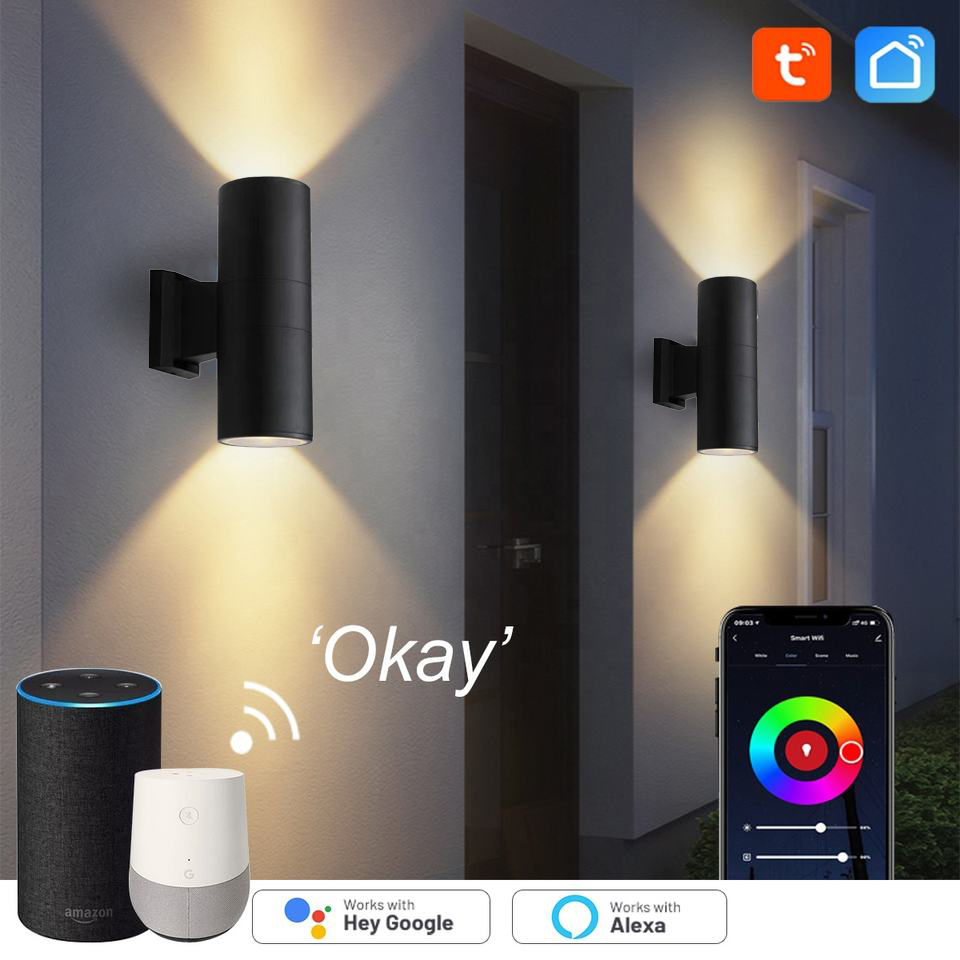 Smart Zigbee Garden Light - Smart Life ZigBee/WiFi RGBCW Outdoor Wall