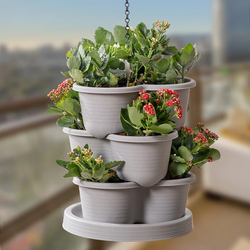 Stackable Garden Strawberry Pl - огляд і ціна Vertical Planter Tower