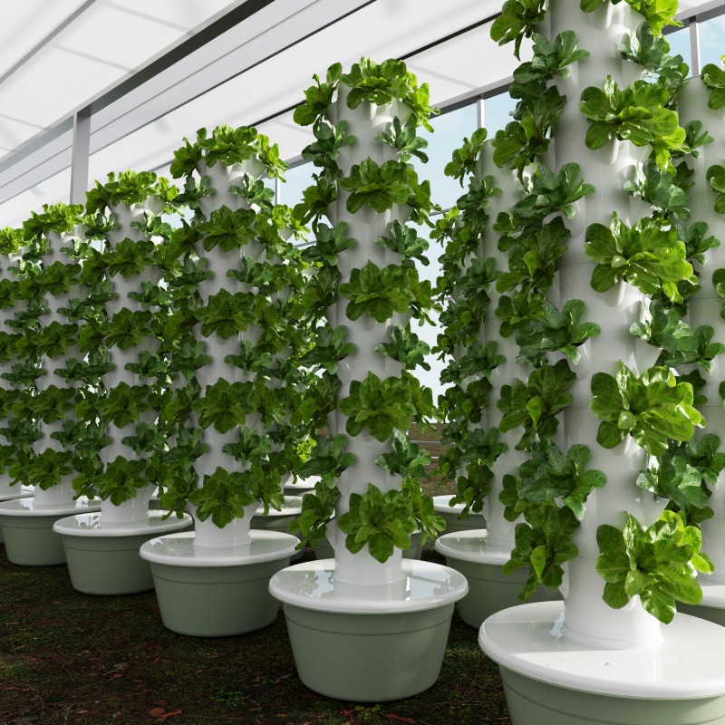 9 Layer Hydroponic Tower Growi - огляд і ціна Vertical Planter Tower