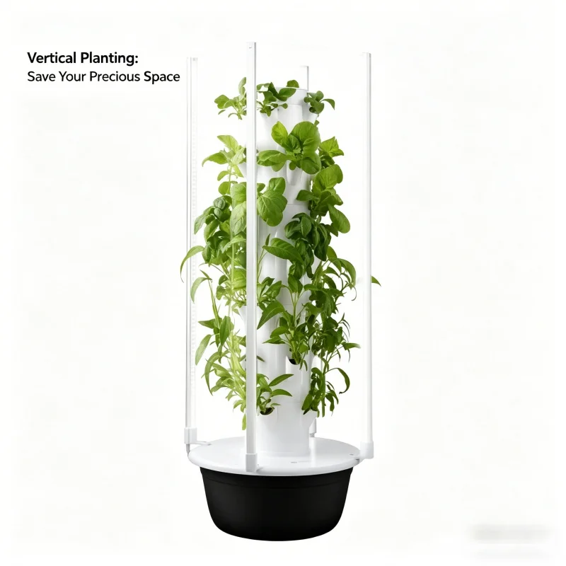 5-Layer Spacetree Hydroponic T - огляд і ціна Vertical Planter Tower