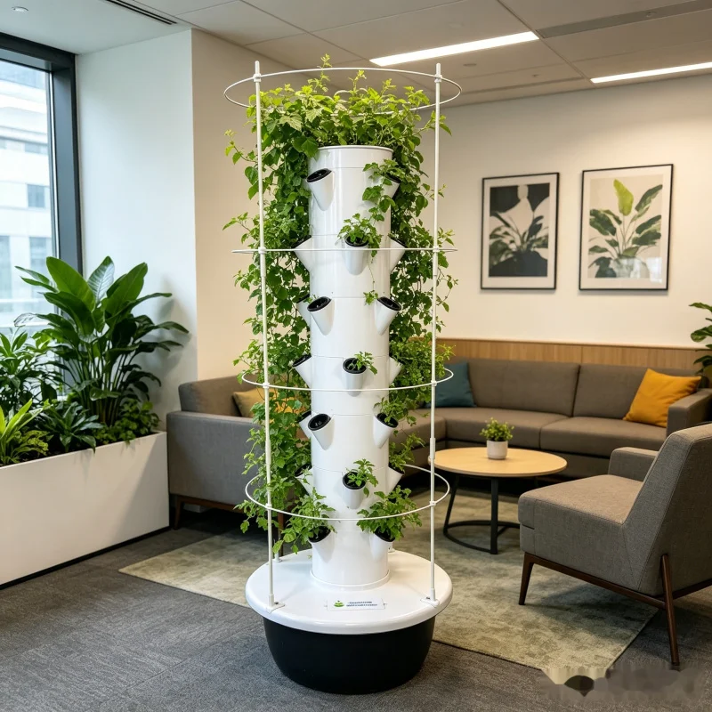 9 Layer Aeroponic Hydroponic V - огляд і ціна Vertical Planter Tower