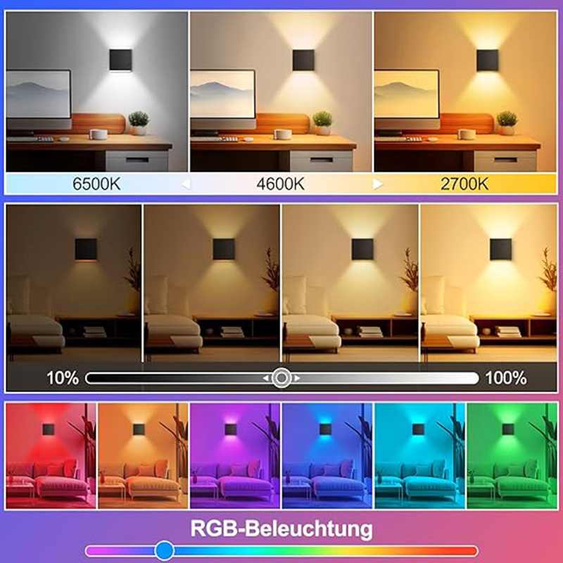 12W LED Outdoor Wall Light RGB - огляд і ціна Smart Zigbee Garden Light