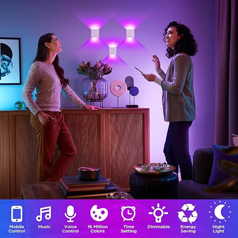 12W LED Outdoor Wall Light RGB - огляд і ціна Smart Zigbee Garden Light