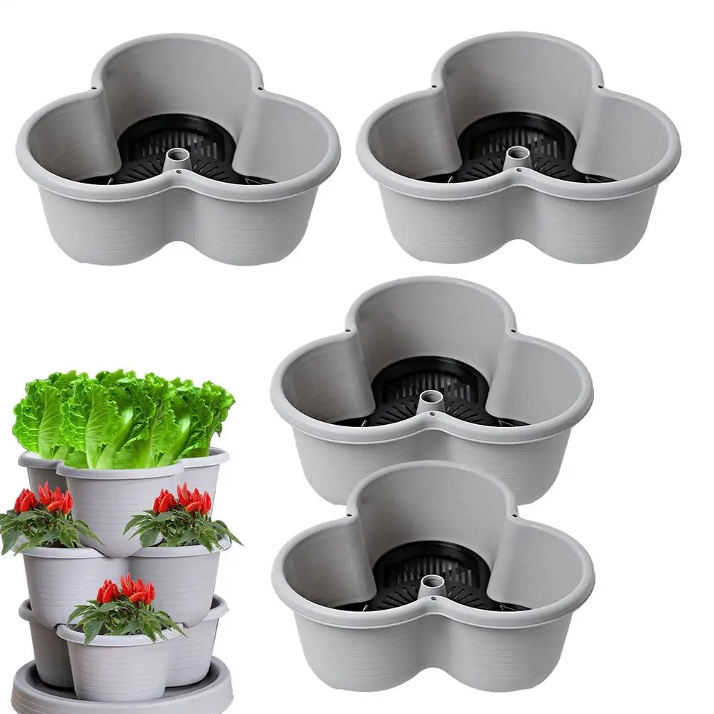 New Vertical Tower Stackable F - огляд і ціна Vertical Planter Tower