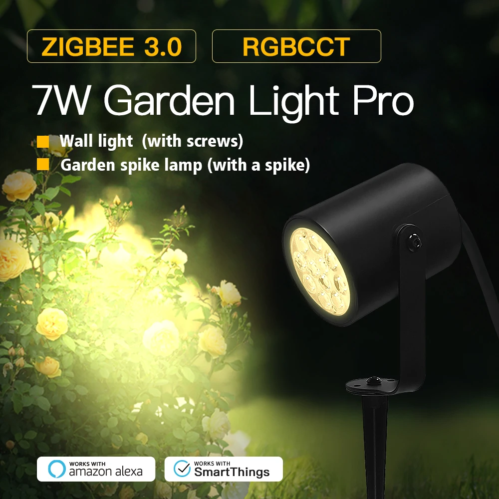 GLEDOPTO Zigbee 3.0 7W Smart G - огляд і ціна Smart Zigbee Garden Light