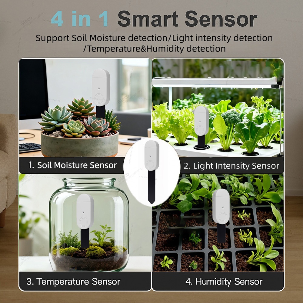 4in1 Zigbee Soil Moisture Temp - огляд і ціна Smart Zigbee Garden Light