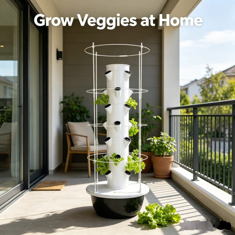 Smart Vertical Hydroponic Towe - огляд і ціна Vertical Planter Tower
