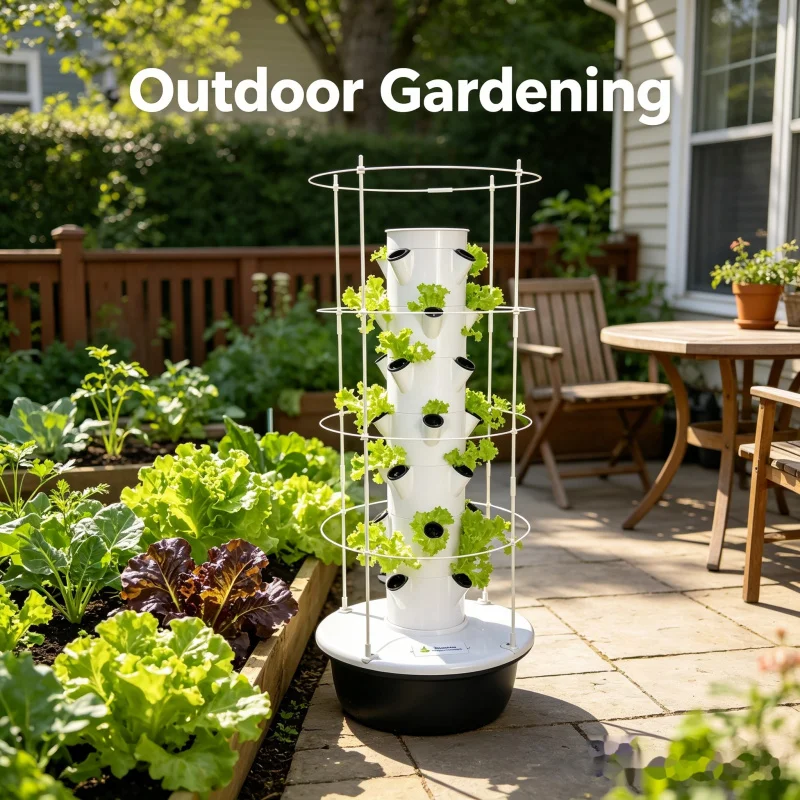 Smart Vertical Hydroponic Towe - огляд і ціна Vertical Planter Tower