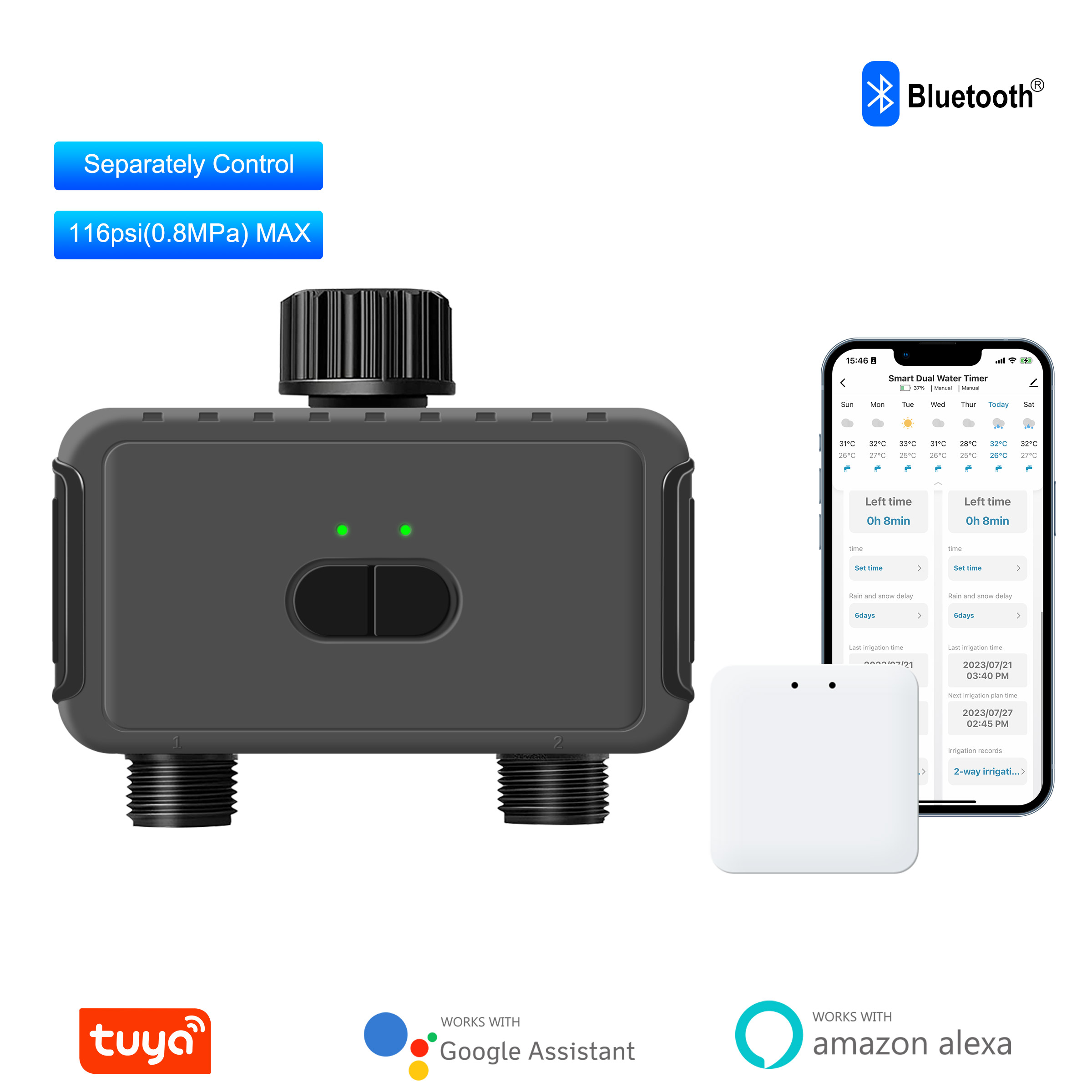 KEMEK Smart Programmable Sprin - огляд і ціна Smart Garden Water Features