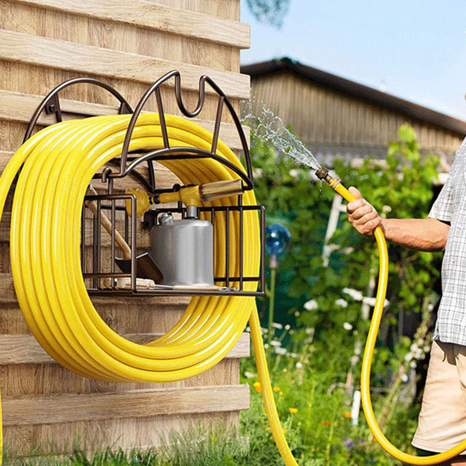 Wall Mount Garden Hose Holder  - огляд і ціна Smart Garden Storage