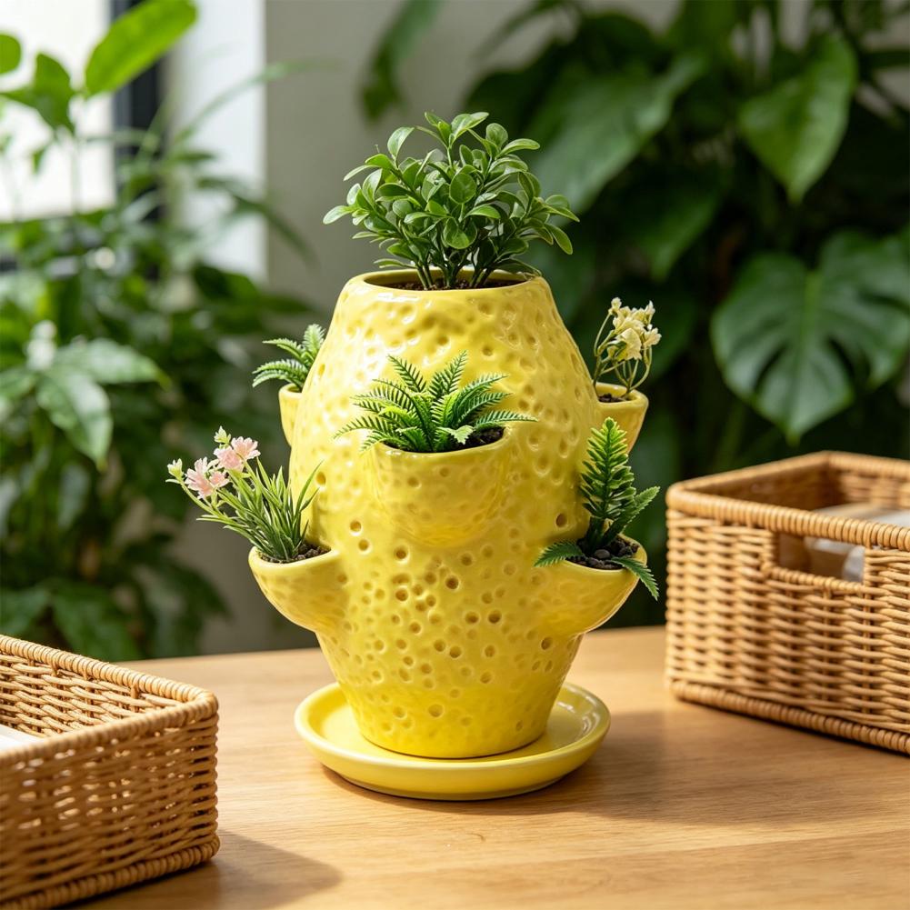 Embossed Planter Decorative St - огляд і ціна Vertical Planter Tower