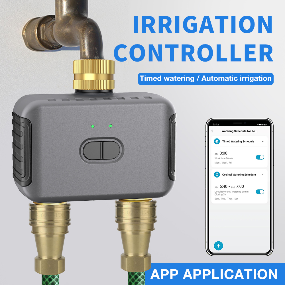 Tuya 2 Zone Watering Timer Gar - огляд і ціна Smart Garden Devices