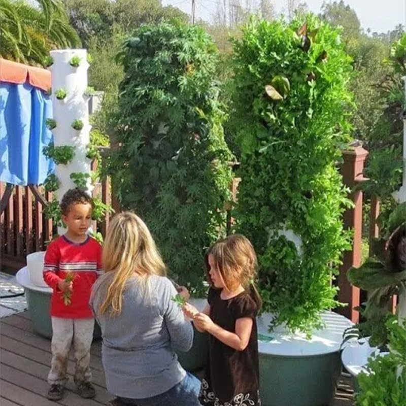 Vertical Hydroponic Grow Tower - огляд і ціна Vertical Planter Tower